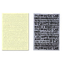 1pc Multi-Letters Plastic Embossing Folder Template For Scrapbooking DIY