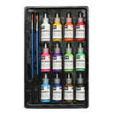 Adults Non-Toxic Acrylic Paint 12 Colors Acrylic Painting Pigment for Canvas