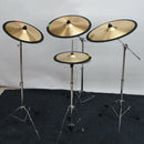 Durable 12inch Hi-Hat Cymbal Sound Off Mutes Silencers for Drum Player Accs