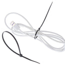 500Pcs 2.8*200mm Nylon Plastic Zip Trim Wrap Cable Loop Ties Wire Self  OZ