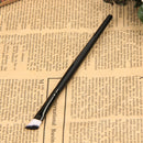 Professional Bevel Angle Eyebrow Brush Eyeliner Cosmetic Tool (Black) A