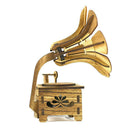 Creative Gramophone Musical Boxes Retro DIY Wood Music Box Craft Gift Decor