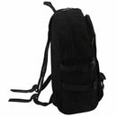 male Retro Leisure tourism canvas backpack black M1P2