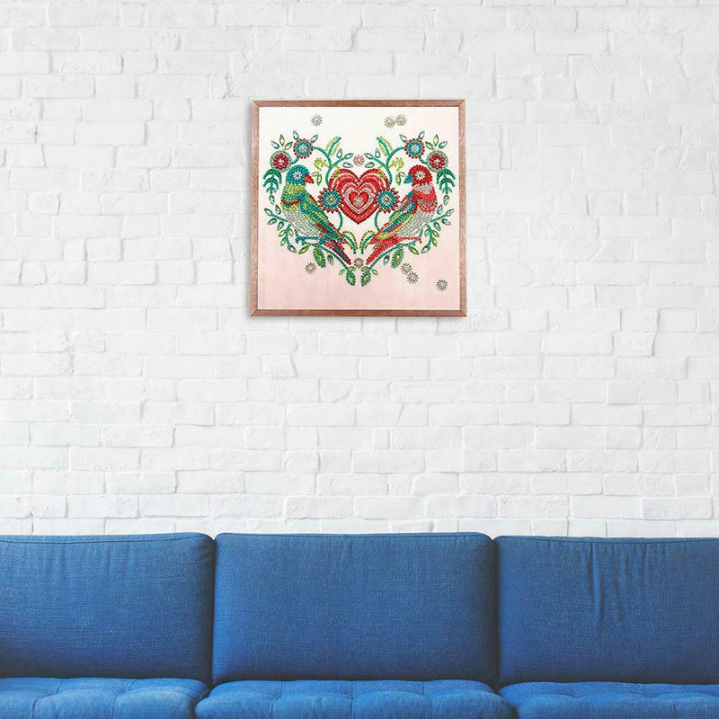 5D DIY Special Shaped Diamond Painting Heart Cross Stitch Mosaic Craft Kits