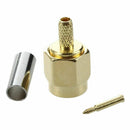 5pcs SMA Male Plug Straight Crimp RG316 RG174 Rf Adapter Connector G9K8