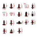 415Pcs Push Retainer Kit with Fastener Remover, Auto Trim Clips Assortment