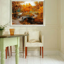 40x30cm Autumn Scenery DIY Paint By Numbers Oil Painting Kit Canvas