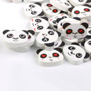 100 Cute Panda Wooden Buttons Sewing Crafts DIY Scrapbooking Cardmaking 23mm