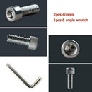 2Pcs Screws&1Pc 6 Angle Wrench Bicycle Bottle Cage Installation Tool B0N9 K5I6