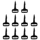 10Pcs Plastic 1" Webbing Snap Hooks Clip For Bags Backpack Belt Accessories