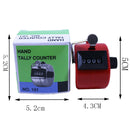 Digit Number Manual Handheld Tally Mechanical Clicker Golf Stroke Hand Counte Gw