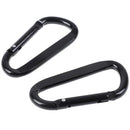 5x Strong Load-bearing D Carabiner Spring Snap Clip Hooks Belts Hook Clasp OZ