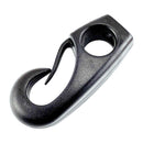 10pcs Black 8mm Nylon Bungee Hook Kayak Shock Cord Hook for Shock Cords