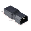 IEC320-C14 Male to C19 Female PDU UPS Power Adapter Extension For Travel 10-15A