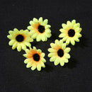 100pcs Artificial Small Silk Sunflowers Handmade Wedding Decor Wreath Craft