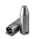 Mini-Jack Female Microphone Adapter to 3-pin XLR Male Connector Intriguing