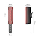 LED Bike Safety Rear Warning Light Bicycle Taillight with Three Dimming Modes