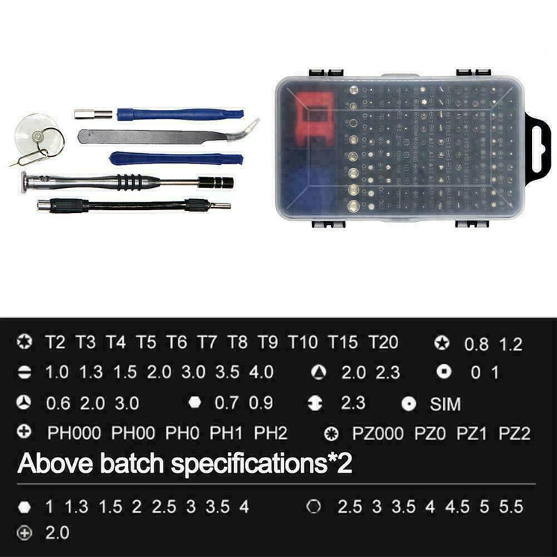 115 in 1 Magnetic Precision Screwdriver Set Computer Phone Repair Kit WATCH V4Z7