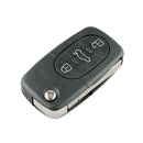 Car Remote Key Shell 3 Button Flip Folding Key Case Blank for Audi A2 A3 A4