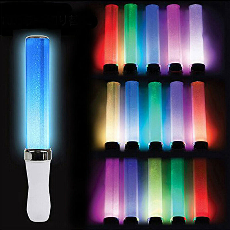 Change Vocal Concerts Party Wedding Light Stick Camping LED Glow Decor