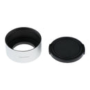 2x 35mm Lens Hood for 35mm f1.7 50mm f1.4 CCTV +46mm Lens Cap Cover