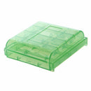 Pack of 9 PCS AA / AAA Battery Storage Hard Case Box -Green