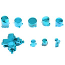 3 Pieces Full Buttons Thumbstick Cap LB RB LT RT Set Kits for Xbox One S