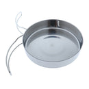 Mini Stainless Steel Frying Pan Nonstick, Outdoor Picnic Backpacking Camping