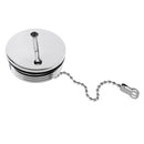 3x Boat Deck Filler Replacement Cap Chain Stainless Steel Fuel Water Gas