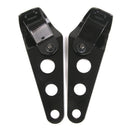 Black Motorcycle Motorbike Head Lamp Holder Headlight Mounting Brackets Fork