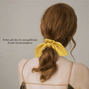6 Pack Hair Elastics Scrunchies Chiffon Hair Scrunchies Hair Bow Chiffon PonQ2F6