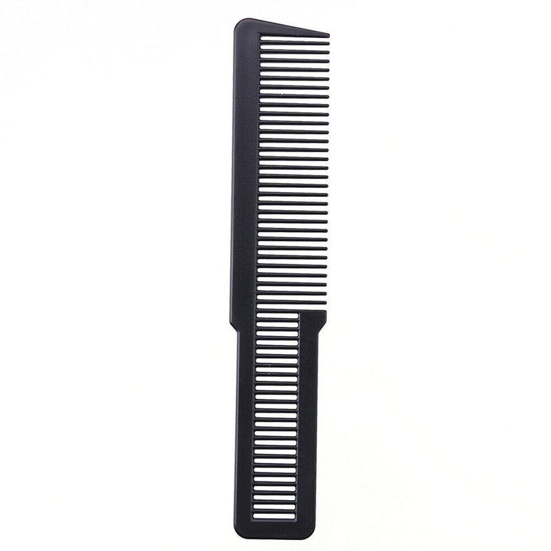 Hairdressing Carbon Anti-static Comb Wide Tooth Hair Clipper Comb (Black)