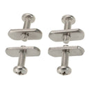 4pcs Kayak Screws + Track Nuts Stainless Steel Rail/Track Hardware Mounting
