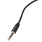 3.5mm Male to 3.5mm Female 4 Pole Adapter Converter Audio Cable Black X2B3