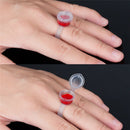 10pcs Pigment Tattoo Ink Cup Ring Holder Permanent Microblading Eyebrow Makeu ME