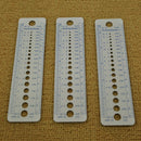 1 Pcs Plastic Knitting Needle Gauge Inch cm Ruler Tool Sewing Accessories Tools