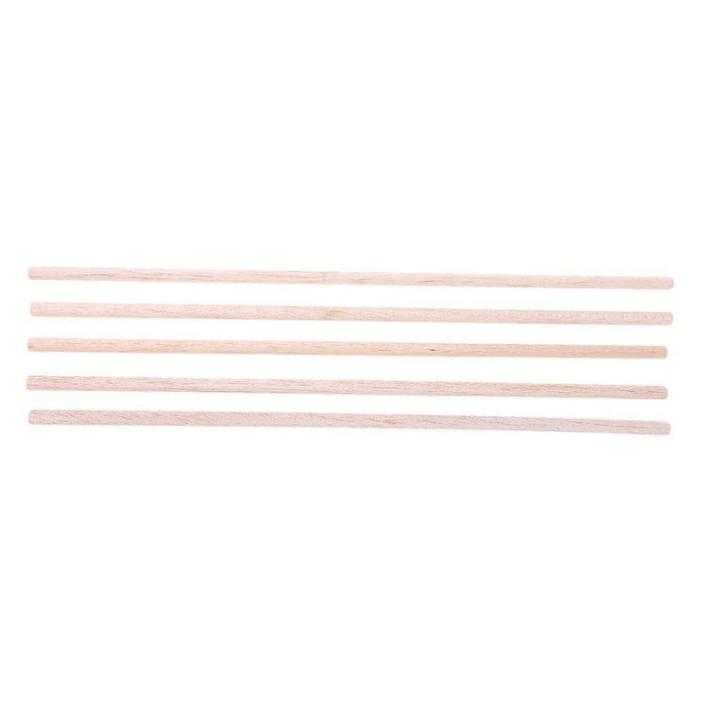 5pcs 6mm*250mm Round Balsa Wood Stick Strip Craft Airplane Boat Models DIY