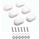 6Pcs Acrylic Guitar Tuning Pegs Buttons Machine Heads Knobs With Screws Kit