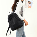 Women Backpack Oxford School Shoulder Bag Travel Casual Rucksack (Black)