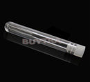 10 X NEW 12x100mm Clear Plastic Test Tubes with White Caps SE