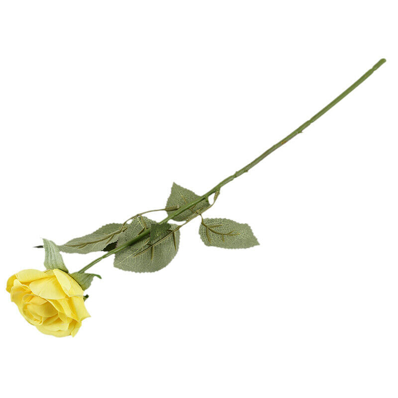 10 pcs Latex Real Touch Rose Decor Rose Artificial Flowers Silk Flowers Flo M7V3