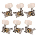 Guitar Tuning Pegs 6Pcs 3L 3R Tuners Machine Heads Knobs for Acoustic or