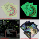 Night sky Rainbow Children Room Decor Glowing Decals Kids Gift For Ceiling/Wall