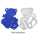 Bear Cutting Dies Stencils Scrapbook Embossing DIY Craft Album Card Gift