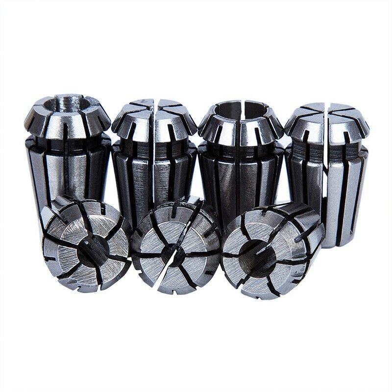 7Pcs 1-7mm ER11 Collet Chuck Tool Bits Holder Spring Collet for CNC Engravi
