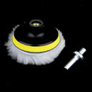 7pcs 3 inch Drill Thread Sucker Wool Cleaner Polishing Sponge Buffing Pad