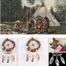 Vine Flower Dream Catcher Wall Hanging Home Car Decor Craft