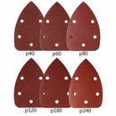 72 Pcs 140mm Mouse Detail Sander Sandpaper Sander Pads Sanding Sheets Assor