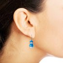 Christmas Pendant Drop Earrings Snowman Dangles Festival Women Jewelry Gift