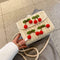 Summer Cherry Straw Messenger Bags Women Handbags Crossbody Shoulder Bag A#S